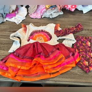 Little Lass baby girl 18month matching outfit